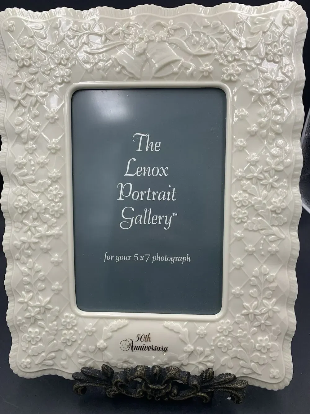 Lenox 50th Anniversary Picture Frame for 5x7 picture, In Original Box